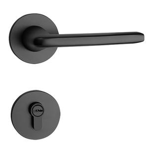 汇泰龙房门锁室内门把手通用型锁具静音机械分体式卧室房门锁202