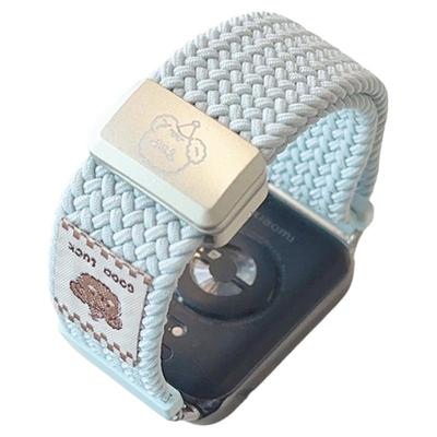 适用GT5表带帽子编织尼龙磁吸扣