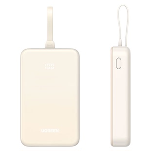 绿联3C认证自带线充电宝20000毫安30W/22.5W快充移动电源苹果安卓