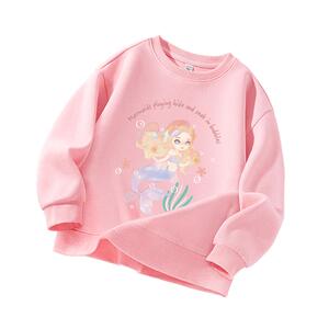 班尼路童装儿童卫衣春款2025新款女大童春季衣服韩范炸街女童春装
