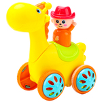 按压式动物回力车儿童小汽车男孩1-2岁3男童宝宝耐摔车子小孩玩具