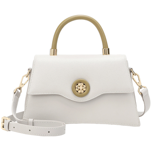 【专柜】Cuud包包女2026款高级感单肩斜挎凯莉包真皮女包手提包