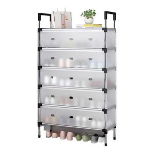 门口简易鞋架家用室内多层防尘省空间结实宿舍入户收纳鞋帽一体架