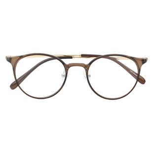 透明茶文艺眼镜框女韩版TR90超轻复古近视眼镜架男防蓝光小脸眼镜