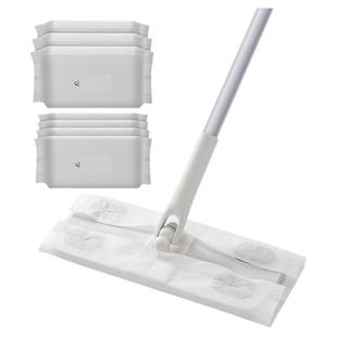 五月花静电除尘纸懒人一拖免手洗干湿两用消毒拖布家用平板拖把