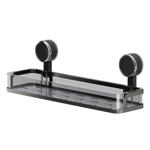 吸盘卫生间置物架浴室厨房阳台挂墙马桶刷上方免打孔壁挂式收纳架