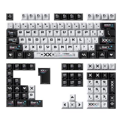 印花集四面透光键帽OEM热升华PBT