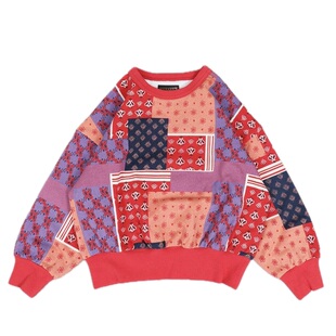 日本 MARKEYS 2026春儿童迷彩格子景点几何色块向日葵花运动卫衣