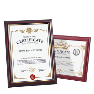 证书框a4奖状展示框专利授权书框木质荣誉相框a3营业执照框架定制