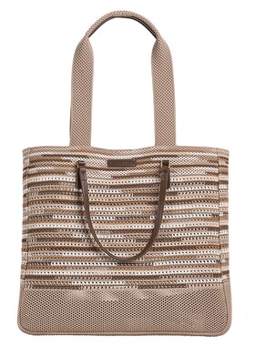 CHARLES&KEITH26夏季新款CK2-30681289编织大容量手提单肩托特包