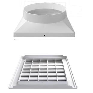 ABS铝扣板散流器出风口矿棉板集成吊顶回风口中央空调排换气百叶