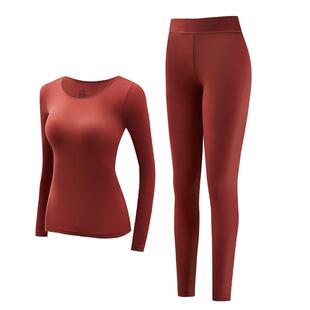 猫人秋衣秋裤套装女保暖内衣超薄37度恒温发热面膜美肤肌底衣冬季