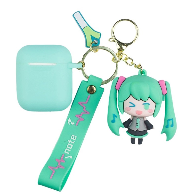ins创意卡通可爱少女心初音未来AirPods 4保护套适用苹果无线蓝牙耳机防摔防丢硅胶软壳情侣pro二代潮男