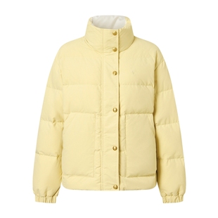 POLOWALK女装羽绒服厚款2025冬季新款女士羽绒服保暖立领外套短款