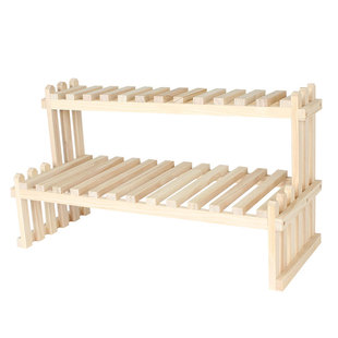 办公桌花架桌面多肉架子植物摆放架绿植架小木架桌上植物摆放木架