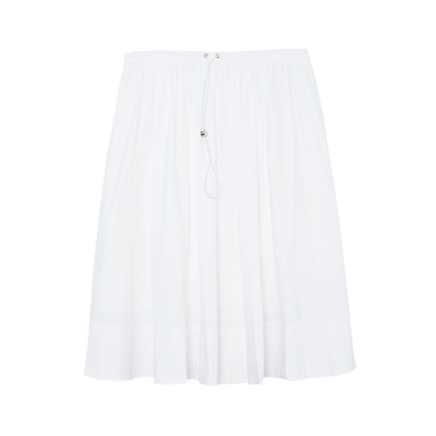 vilan/慧兰半身裙女2025夏季新款气质优雅通勤高腰显瘦A字裙伞裙