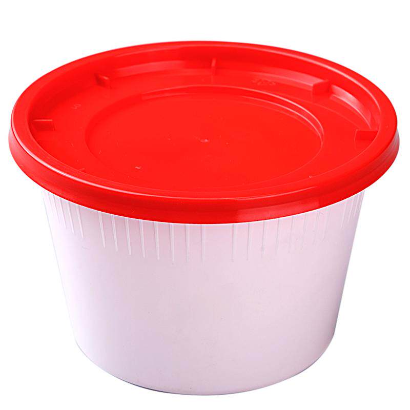 一次性餐盒圆形塑料食品级家用便