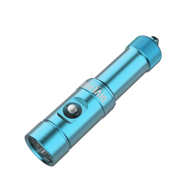 DIVEPRO S15水肺休闲充电潜水灯 技潜洞潜备用灯 强光潜水手电筒