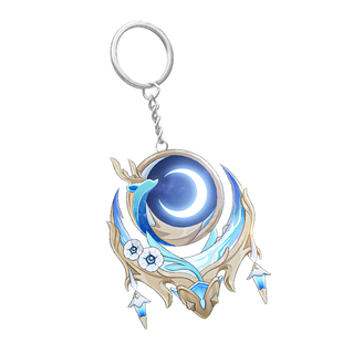 [官模]原神挪德卡莱菈乌玛法器纺夜天镜金属模型周边挂件钥匙扣