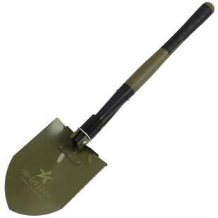 6411厂Q1XL纤维柄工兵铲多功能户外便携式车载应急钓鱼野营折叠铲