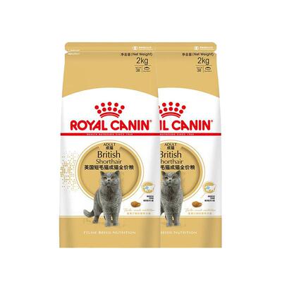 皇家英国短毛猫成猫粮BS34/2kg*2