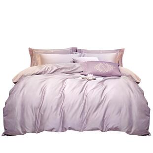 博洋家纺60支长绒棉全棉纯棉四件套床单被套床上用品床品套件高端