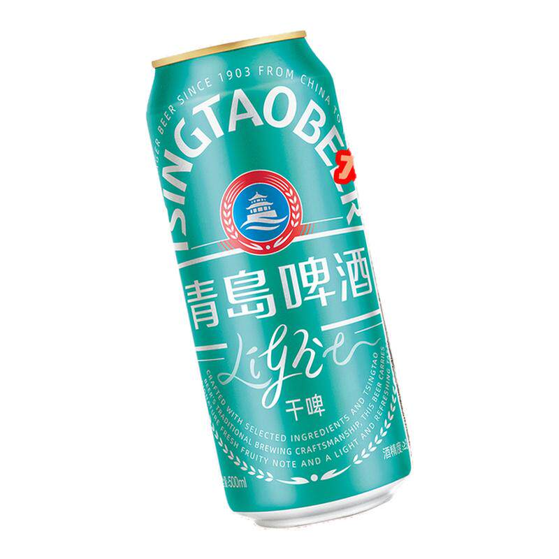 青岛啤酒轻干系列500ml*12听罐