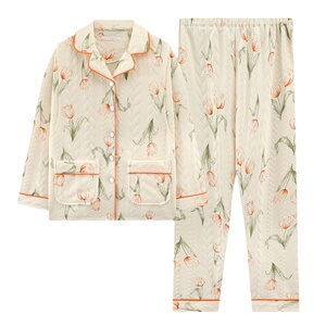 月子服秋冬产后纯棉加厚冬天空气棉产妇哺乳孕妇睡衣不勒肚春秋款