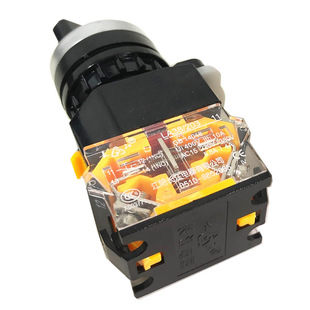 江阴长江 LA38-11/203 平头自复位 自锁11S 启动停止按钮开关22MM