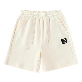 巴拉巴拉男童运动裤宝宝五分裤儿童纯棉短裤2025夏装新款童装裤子