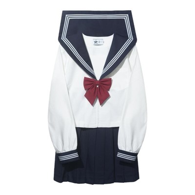 正统关西襟白三本jk基础款水手服