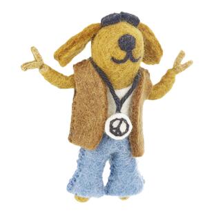 现货尼泊尔feltsogood手工毛毡玩偶时髦可爱小兔子挂件包包装饰