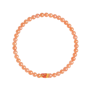 遇见普陀山招财太阳石手链女生天然水晶上岸锦鲤好运精致手串礼物