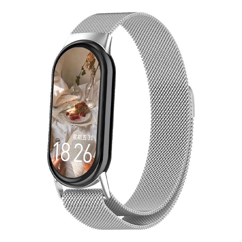 适用于小米手环11表带10米兰尼斯9金属磁吸8NFC腕带新款Xiaomi智能运动band11陶瓷10高级感9男女8替换带夏秋