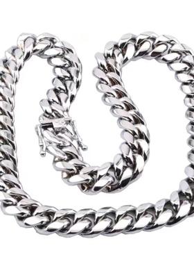 Mr.Bling精钢不掉色情侣古巴链