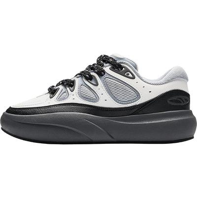 安踏龟背竹丨厚底舒适板鞋女鞋2025冬季新款软底运动鞋122548074