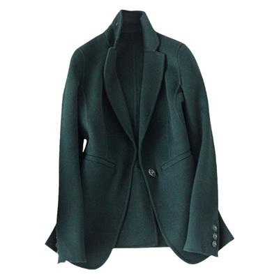 羊毛羊绒双面呢外套时尚小西装