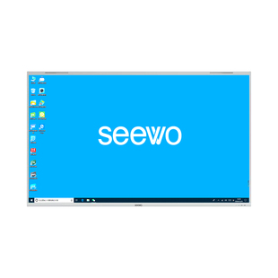 seewo 希沃教学一体机65寸75寸86寸4K超清触控智慧黑板教培网课家用教学全国联保官方正品多媒体触控电子白板
