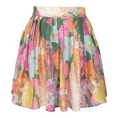 JUNGLEME短裙百褶裙花色百褶裙