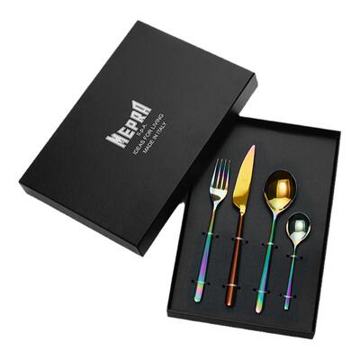 流线进口不锈钢高颜值西餐刀叉勺