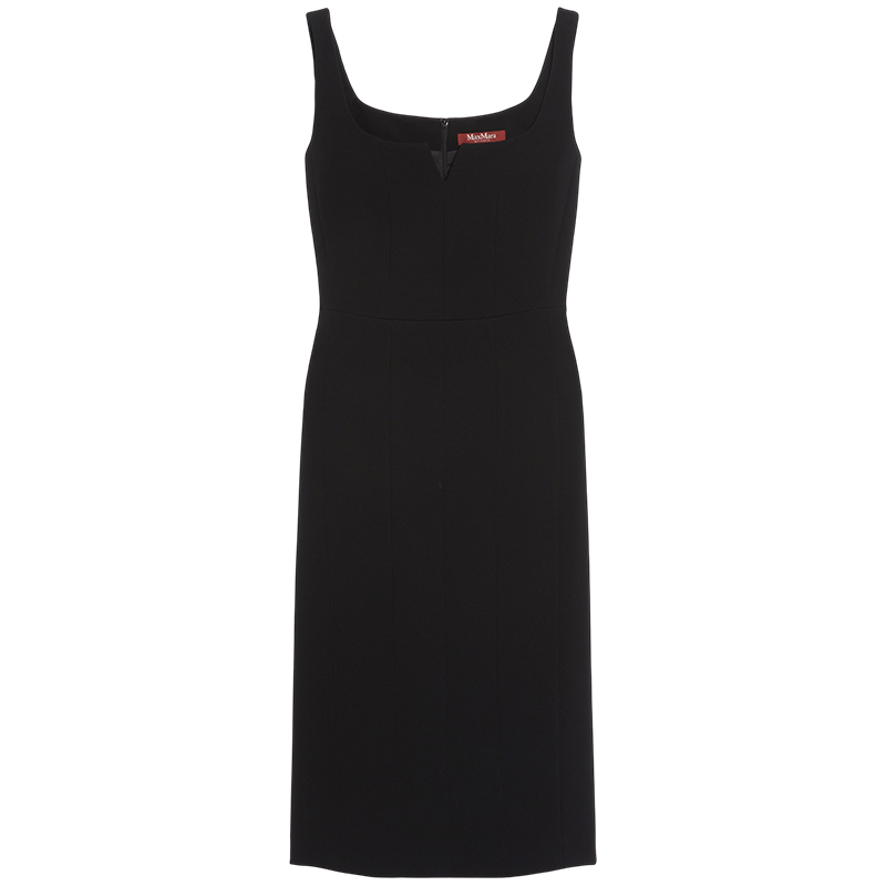 MaxMara 2025春夏新品女装无袖纯色收腰连衣裙6221055106&