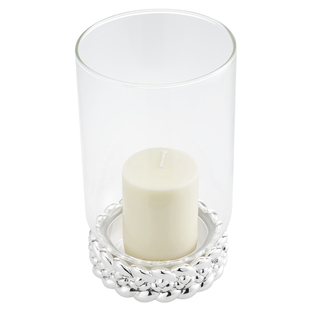 CHRISTOFLE昆庭Babylone巴比伦镀银风灯烛台客厅家用摆件礼物