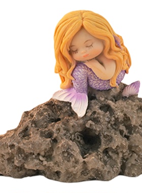 创意可爱美人鱼摆件装饰品真自在