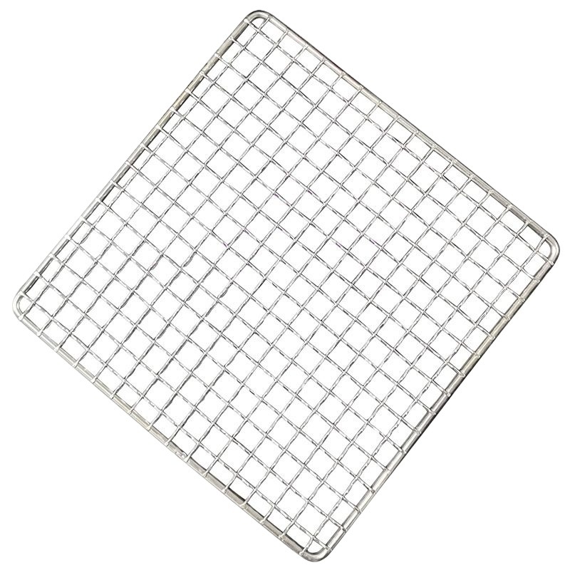 304不锈钢烧烤网片长方形烤网架烤肉网烧烤工具配件烤架网格烤箱