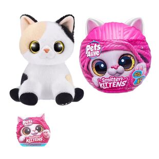 zuru佩特宠物毛线猫咪魔法蛋毛绒公仔发声玩偶盲盒玩具女孩礼物