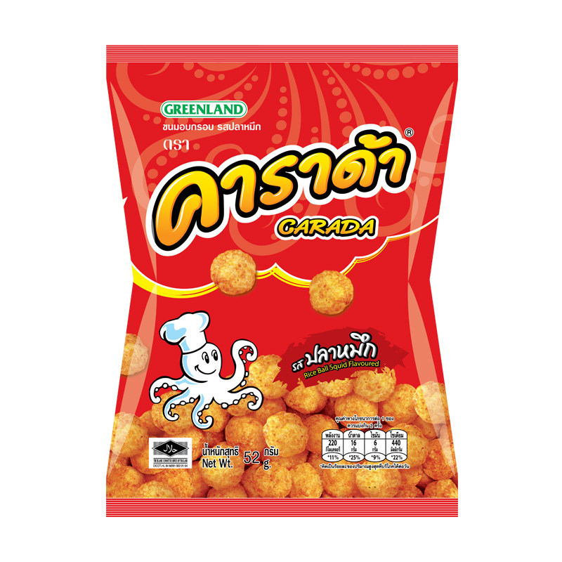泰国711同款进口CARADA爆米花/玉米球/甜甜
