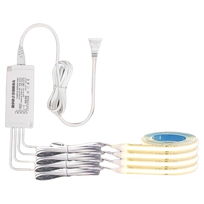 led灯带模型柜子自粘线条灯氛围感应免开槽cob灯条阴角直角发光