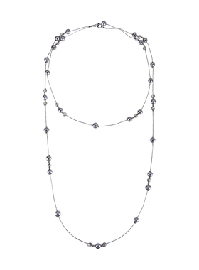 长款满天星珍珠毛衣链女款2025新款精致高级感轻奢小众叠戴项链