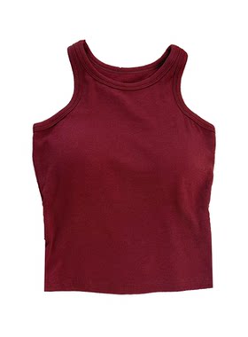 秋冬磨毛工字吊带背心女小内搭