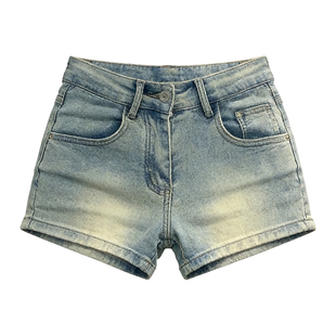 李李服饰低腰自然丰胯2026春季新款提臀百搭辣妹美胯牛仔短裤